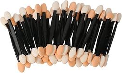Shintop 50pcs Disposable Eye Shadow Applicator Dual Sides Eye Shadow Sponge Brushes for Makeup Application