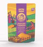 Amyra Farms - Lakadong Turmeric Powder | Organic & Pesticides Free | Organic Haldi Powder | High Curcumin Turmeric Powder (Upto 12%) | Single Origin | Directly Sourced Lakadong Turmeric from Meghalaya | 250G