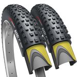 Fincci MAORI Pair 29 x 2.25 Inch 57-662 Foldable 60 TPI All Mountain Enduro Tyres with Nylon Protection for MTB Hybrid Bike Bicycle - Pack of 2