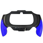 OSTENT Flexible Joypad Bracket Holder Hand Handle Grip for Sony PlayStation PS Vita PSV PCH-2000 - Color Blue