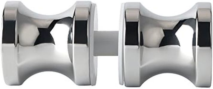 Alise Shower Glass Door Handle,Sliding Shower Doors Knob, Double Sided Pull Hardware Replacement Parts for Bathroom Glass Doors,L7000 Solid SUS304 Stainless Steel Polished Chrome