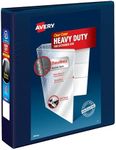 Avery Heavy-Duty View 3 Ring Binder, 1.5" One Touch EZD Rings, 1 Navy Blue Binder (79805)