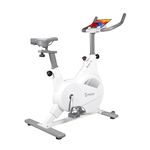 Cockatoo Ride-X 7Kg Fly Wheel Spin Bike, Exercise Cycle For Home With Adjustable Resistance & Heart Rate Sensor for Gym Cycle For Home Workout|Max Weight Capacity: 120 kg (White)