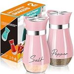 Salt & Pepper Shakers Set, 4oz Glas