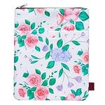 Book Sleeve White Floral Book Prote