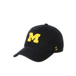 Zephyr NCAA Michigan Wolverines Mens Adjustable Scholarship Hat Black, Michigan Wolverines Black, Adjustable