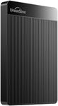 UnionSine 1TB Ultra Slim Portable External Hard Drive HDD-USB 3.0 for PC, Mac, Laptop, PS4, Xbox one,Xbox 360-Super Fast Transmission-HD-2510(Black)