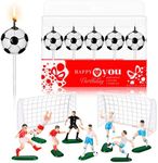 Herdear 15 Pcs Football Cake Decora