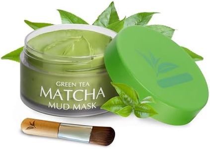 Green Tea Matcha Facial Mud Mask, Removes Blackheads, Reduces Wrinkles, Nourishing, Moisturizing, Improves Overall Complexion, Best Antioxidant, Younger Looking Skin, All Skin Face Types