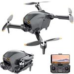 Drone with Dual 4K Camera for Adults | WiFi FPV RC Quadcopter with 1 Batteries | Live Video, Altitude Hold, 360° Flip for Kids and Adults EL5
