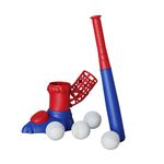 Generic Kids Baseball Pitching Machine Pitcher Game Practice Outdoor Sports Activities Baseball Launcher Retractable