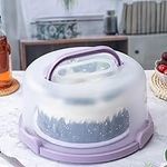 SETLUX 10in Plastic Cake Carrier wi