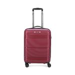 Skybags Focus Hard Plastic Strolly Cabin 360° Spinner Trolley Bag Maroon