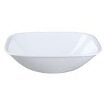 Corelle Square Pure White 10 Ounce Soup/Cereal Bowl (Set of 4) by Corelle Coordinates