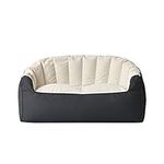 Lazy Sofa Bean Bag Chair w/Footstoo