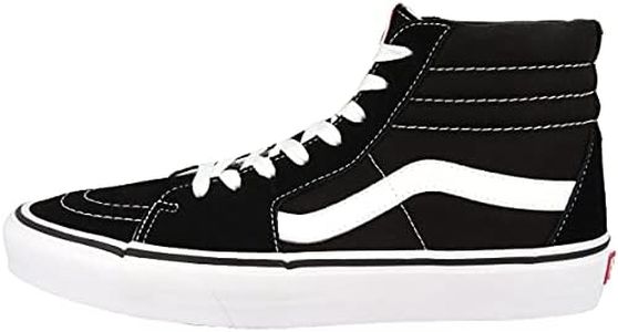 VANS SK8-Hi Sneakers, Black/White, 9 US