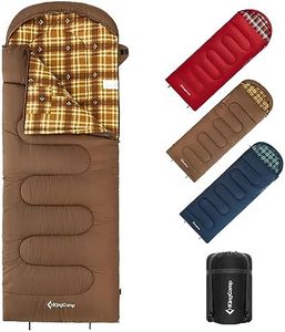 KingCamp Sleeping Bag, Camp Unisex Adulto, caffè da 400 g, L