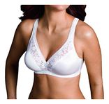 Warners Women's Boxed Molded Simplex Bra, White, 42D