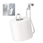 D-buy Bathroom Toilet Paper Holder, Over The Tank Toilet Paper Holder, Toilet Paper Roll Holder, Drilling for Kitchen, Bathroom, Washroom