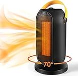 Electric Fan Heater, Portable Space Heaters for Home Low Energy, 1500W Fast Heating, 3 Heat Settings Personal Ceramic Heater with Overheat Protection Silent Operation for Home Office