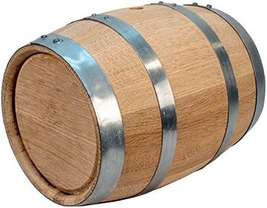 1 Gallon Oak Barrel - Wooden Whiskey Barrel Wine Barrel (5 Liter) - For The Home Brewer, Alcohol Distiller, Wine Maker - New American Oak Barrels for Aging Whiskey, Bourbon, Mead (HERITAGE SERIES)