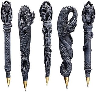 Design Toscano CL993074 Gargoyles and Dragons Sculptural Pen (Set of 5)