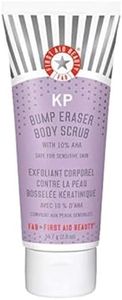 First Aid Beauty - KP Bump Eraser Body Scrub with 10% AHA, Keratosis Pilaris Skin Exfoliater with Glycolic and Lactic acids, Helps Reduce Chicken Skin Bumps, Safe for Sensitive Skin, 10 oz