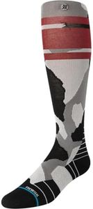 Stance Sargent Snow Socks Camo Black Grey Medium