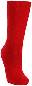 Trespass Unisex's Tubular Ski Socks-Red, Size 12/3