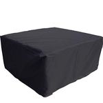 J&C Patio Table Cover Square 420D Outdoor Furniture Cover Waterproof Heavy Duty Furniture Covers with Storage Bag for Garden 120x120cm