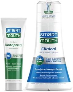 SmartMouth Clinical DDS Activated Mouthwash Toothpaste