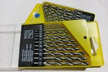 High-Speed Steel (HSS) Drill Bit Set - 13 Piece | Sizes 1.5 to 6.5mm | Spiral Metal Drills for Wood, Plastic, and light Metal(Aluminium/Copper)