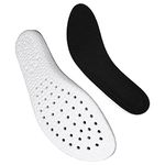 WLLHYF Memory Foam Shoe Insoles Cropable Cushioning Sports Insoles Arch Support Shock Absorption Inserts Soft Replacement Insoles for Men Women W: UK 3-6 I M: UK 5-7 Black