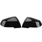 KYYET Door Mirror Covers Caps, Replacement Rearview Side Mirror Covers Trim For F20 F22 F23 F30 F31 F32 F33 F36 F87 M2 X1 E84(Gloss Black)