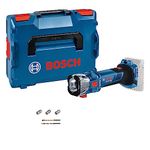 Bosch Professional 18V System Cordless Rotary Tool GCU 18V-30 (brushless Motor Spinning at 30,000 RPM, incl. 3 x Collet, 1 x Vacuum Adapter, 1 x Spiral bit, 1 x Multi-Purpose bit, in L-BOXX)