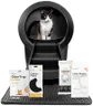 Litter-Robot 4 Supply & Accessory Bundle by Whisker, Black- Automatic Self-Cleaning Cat Litter Box, Includes Litter-Robot 4, Ramp, Mat, 3 OdorTrap Packs, 10 Liners, 30 Wipes, & 2 Carbon Filters