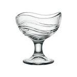 Bormioli Rocco ‘Acapulco’ Italian Glass Dessert Bowls (Set of 6) – Ice Cream Glasses/Individual Trifle Dishes/Prawn Cocktail Bowls – Tempered Glass: Dishwasher Safe – Premium Dessert Glassware