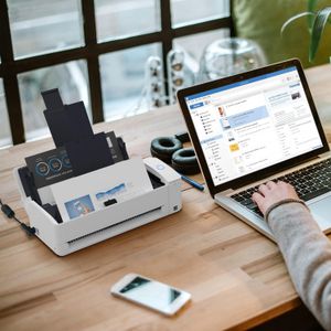 ScanSnap iX1300 Document Scanner – Compact White