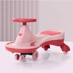 LuvLap Sunny Swing Car, Kids Push Car, Magic Car for Kids, Comfortable Seats & Durable, Ride On Magic Car for 3+ Years Baby Boy & Girl, Pink