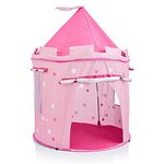 KiddyPlay Girls Play Tent - Pink Princess Castle - Kids Pop-Up Tent - Childrens Indoor or Outdoor Garden Playhouse - Girls Wendy House - With UV Protection Sun Safe For Kids