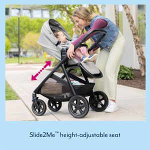 Graco Near2Me DLX Trio Travel System – Ash Grey