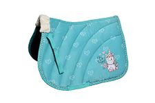 Rhinegold Unicorn Saddle Pad - Shetland - Aqua