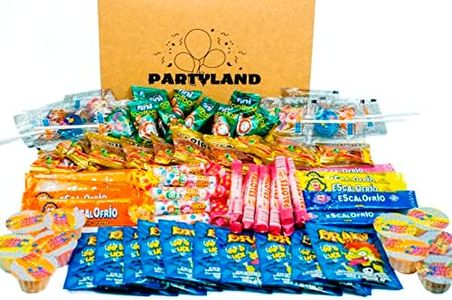 Partyland Assortimento di dolci e caramelle Piñata ripieni per i compleanni dei bambini dolcetti per feste e regali. Scatola confezionata singolarmente.