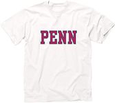 Ivysport University of Pennsylvania Short-Sleeve T-Shirt, Classic, White, XX-Large