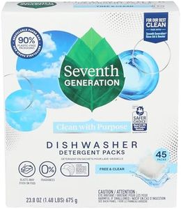 Seventh Generation Dishwasher Detergent, Pack of 45