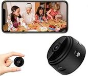 Mini Spy Camera, Wireless Camera 1080P Full HD with Audio and Video, Hidden Secret Baby Monitor Home Security Surveillance Cam with Night Vision Motion Detection for Outdoor/Indoor-Q