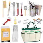 Beekeeping Supplies Bee Smoker Starter Kit, Beekeeping Tools for Beekeepers 14 Pcs Professional Bee Hive Tools