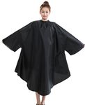 PERFEHAIR Salon Hairdressing Gown with Sleeves, Barber Hairdresser Haircut Cape for Adult Hair Cutting, Barbering