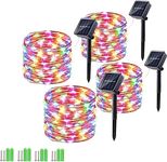 Solar String Lights, 4 Pack 55Ft 15