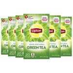 Lipton Green Tea, Pure 20 ct (Pack of 6)
